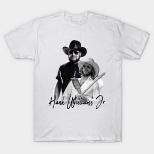 hank two images idol country music T-Shirt